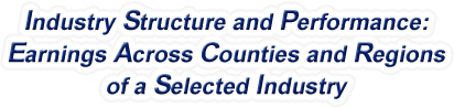 Arkansas - Earnings Across Counties and Regions of a Selected Industry