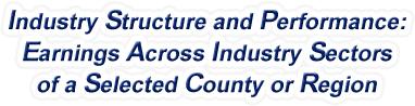 Arkansas - Earnings Across Industry Sectors of a Selected County or Region